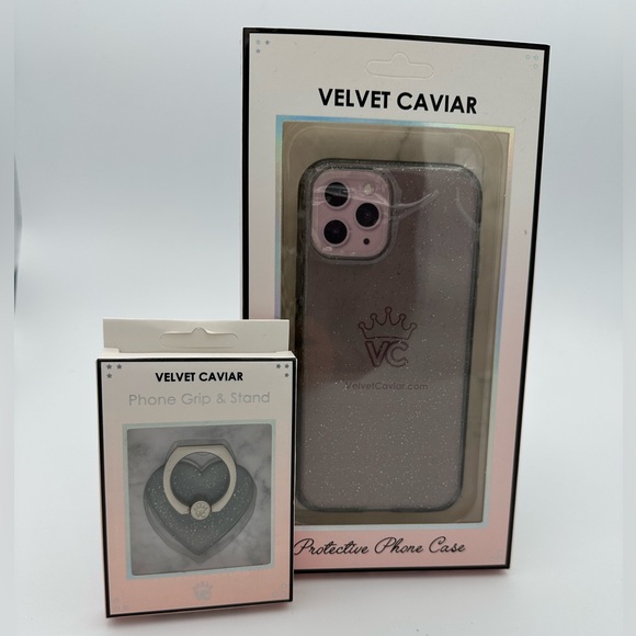 Velvet Caviar iPhone 11 Pro Case Grey Stardust NIB - Picture 7 of 9
